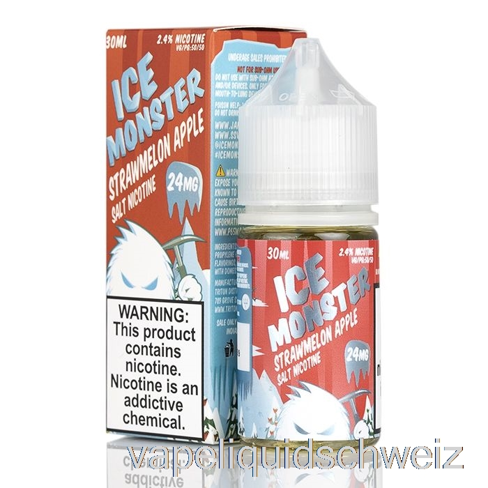 Ice Strawmelon Apple - Ice Monster Salts - 30ml 24mg Vape Ohne Nikotin